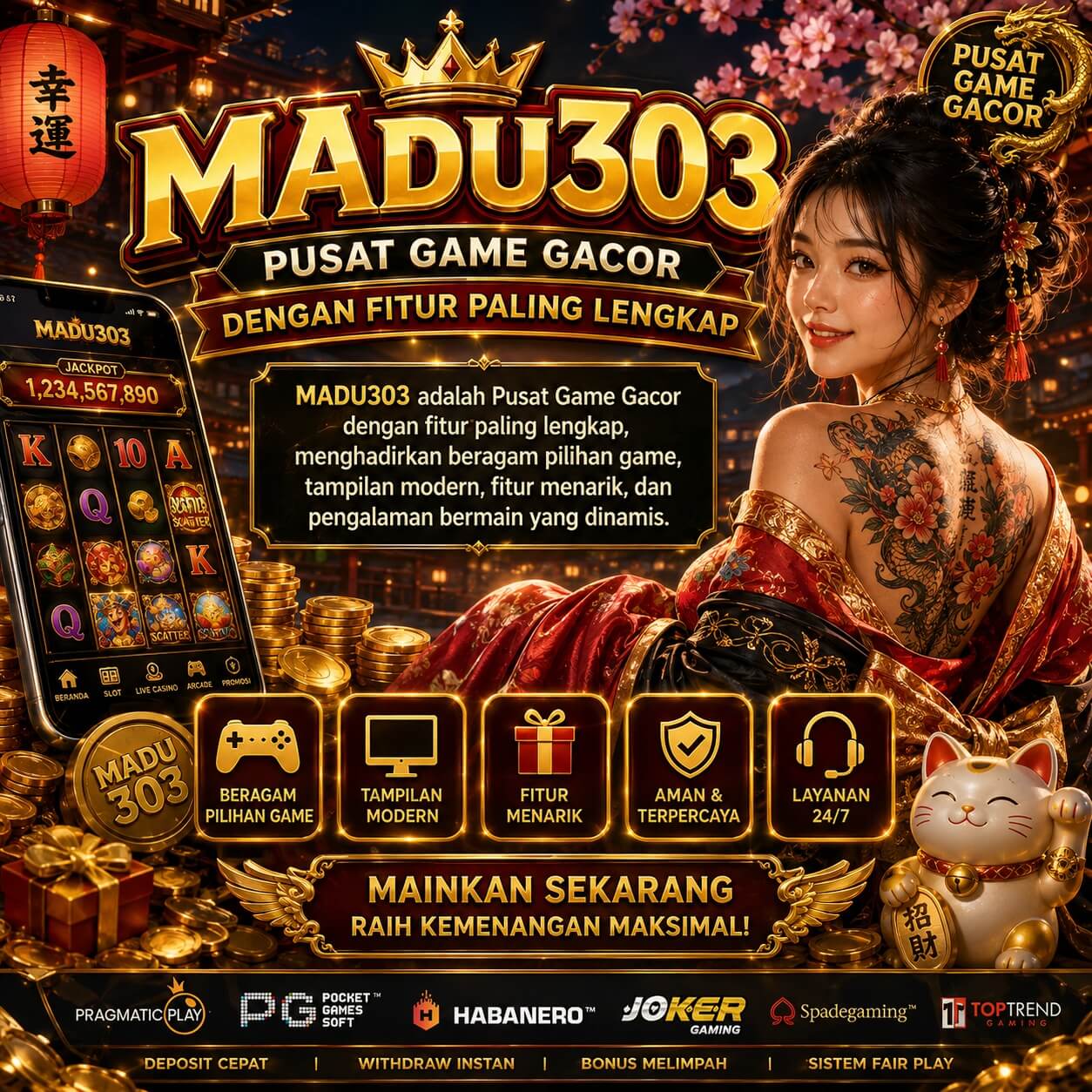 MADU303: Eksplorasi Putaran Bonus dan Ritme Permainan